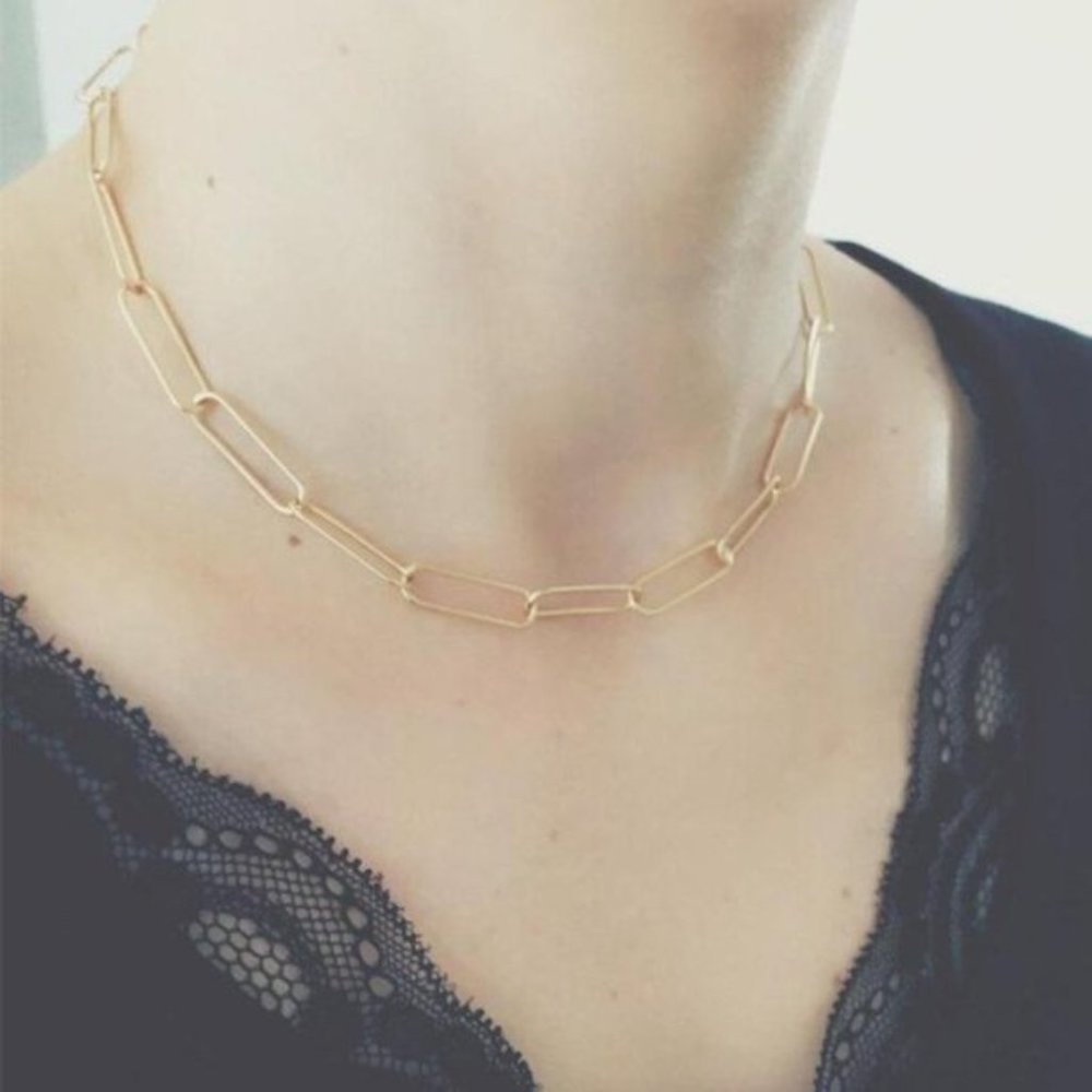 ✨NEW✨Gold Chain Link Necklace - Picture 2 of 3